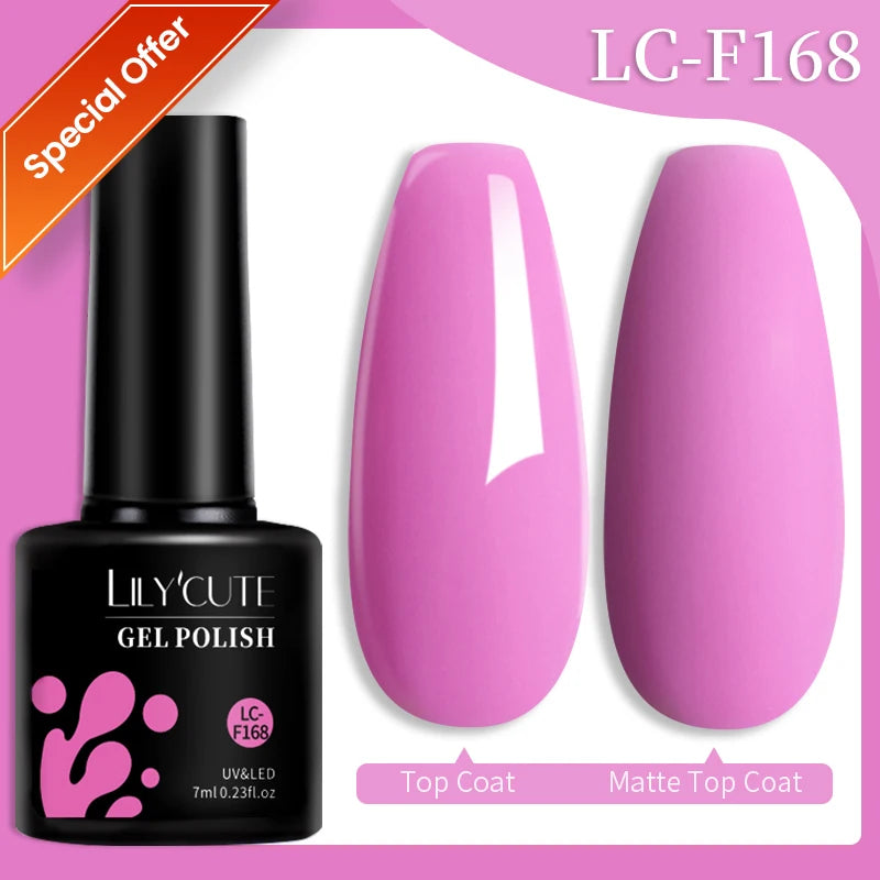 capsules couleur champagne LILYCUTE 5ML  gel doublure pailleté