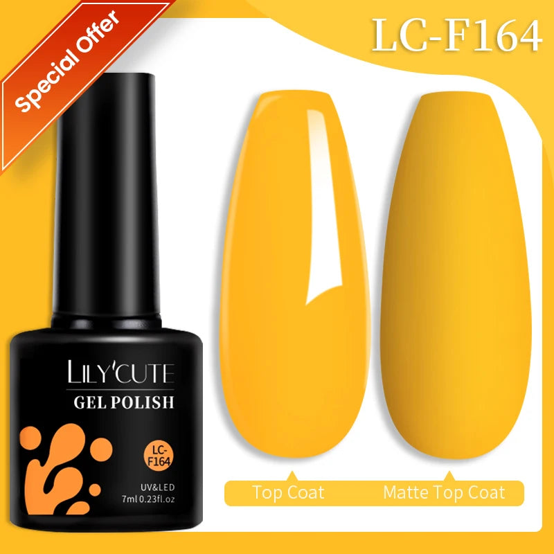 capsules couleur champagne LILYCUTE 5ML  gel doublure pailleté